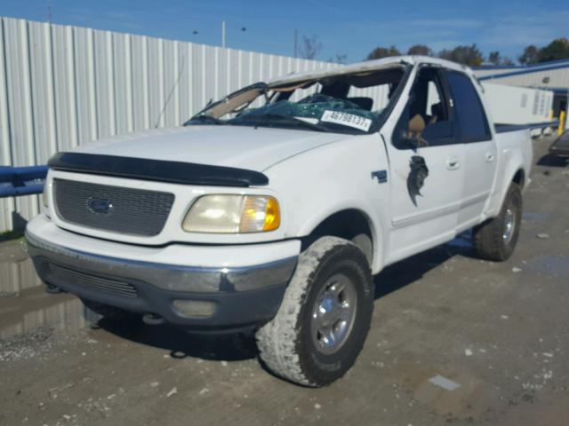 1FTRW08L61KB18709 - 2001 FORD F150 SUPER WHITE photo 2