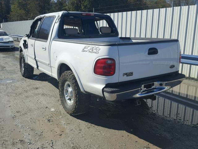 1FTRW08L61KB18709 - 2001 FORD F150 SUPER WHITE photo 3