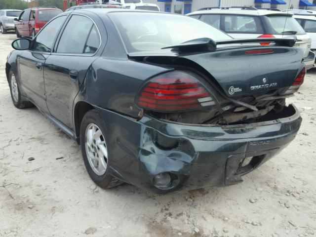 1G2NE52F73C322020 - 2003 PONTIAC GRAND AM S GREEN photo 3