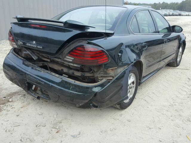 1G2NE52F73C322020 - 2003 PONTIAC GRAND AM S GREEN photo 4