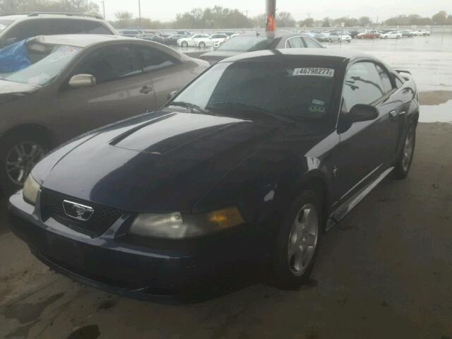 1FAFP40473F452969 - 2003 FORD MUSTANG BLUE photo 2