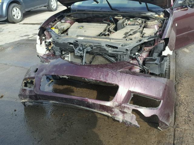 JM1BK32F681819865 - 2008 MAZDA 3 I BURGUNDY photo 7