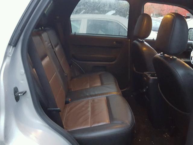 1FMCU93118KA81919 - 2008 FORD ESCAPE XLT SILVER photo 6