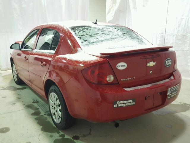 1G1AD5F54A7181212 - 2010 CHEVROLET COBALT 1LT RED photo 3