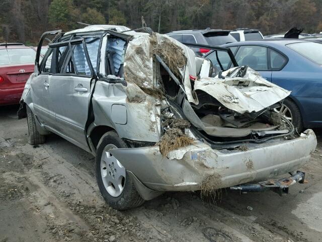 JTEEP21A750073132 - 2005 TOYOTA HIGHLANDER SILVER photo 3