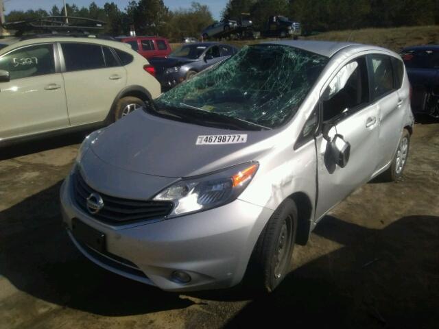 3N1CE2CP6EL432978 - 2014 NISSAN VERSA NOTE SILVER photo 2