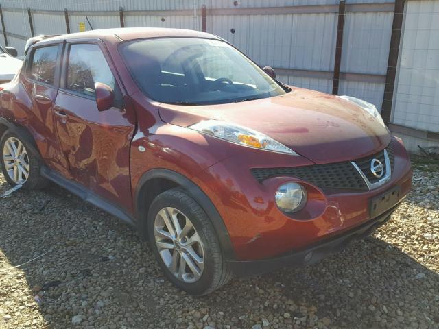 JN8AF5MV7ET355375 - 2014 NISSAN JUKE S MAROON photo 1