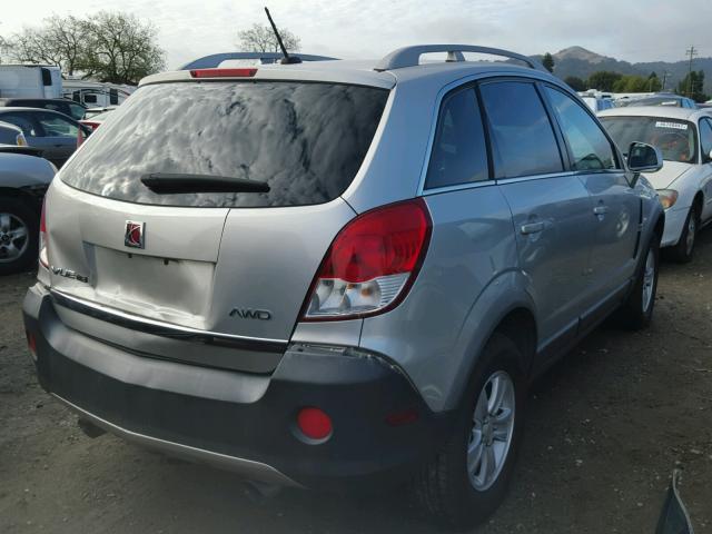 3GSDL43N08S533904 - 2008 SATURN VUE XE SILVER photo 4