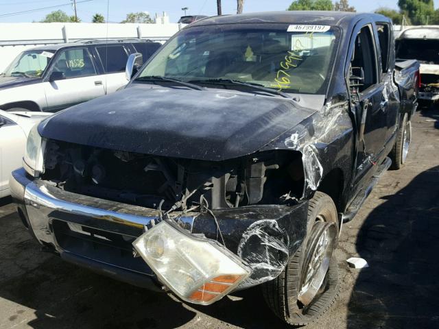 1N6AA07B06N505098 - 2006 NISSAN TITAN XE BLACK photo 2