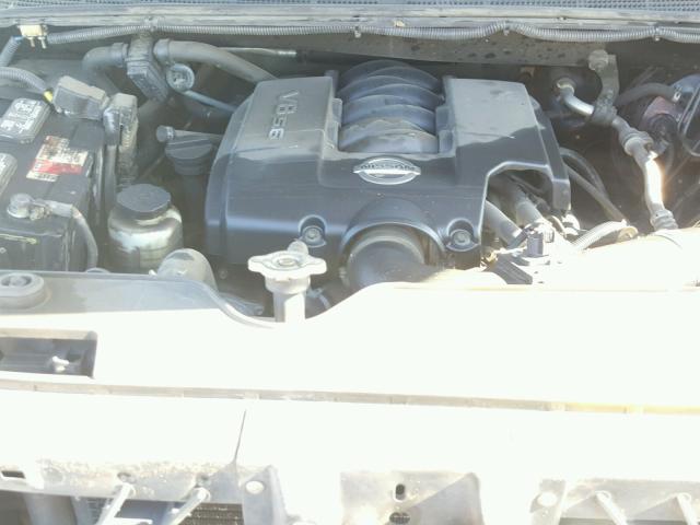 1N6AA07B06N505098 - 2006 NISSAN TITAN XE BLACK photo 7