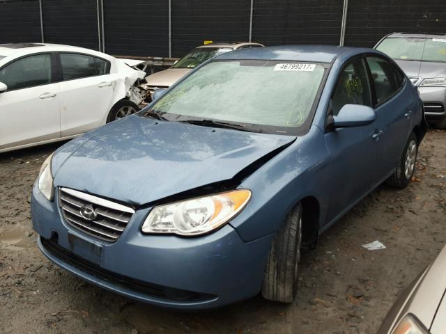 KMHDU46DX7U235365 - 2007 HYUNDAI ELANTRA GL BLUE photo 2