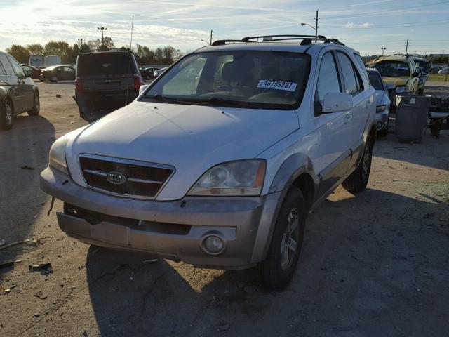 KNDJC733835129721 - 2003 KIA SORENTO EX WHITE photo 2