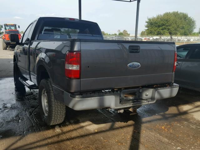 1FTRF14W76KB40604 - 2006 FORD F150 Gris foto 3