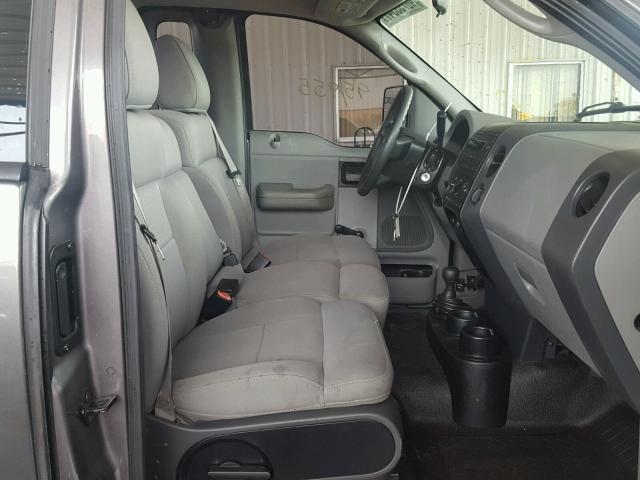 1FTRF14W76KB40604 - 2006 FORD F150 GRAY photo 5