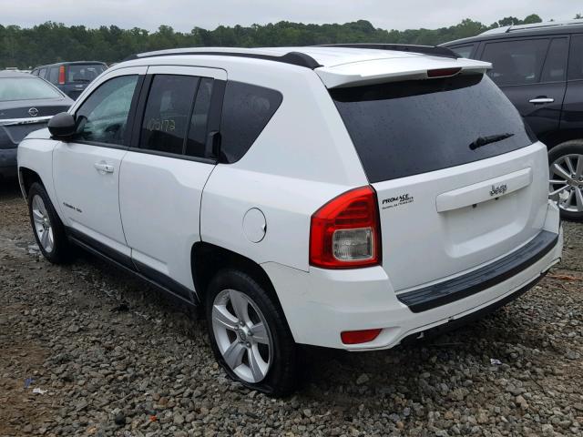 1C4NJCBA3CD504114 - 2012 JEEP COMPASS SP 白色 照片 3