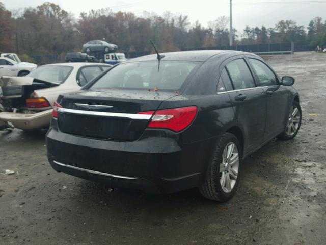 1C3CCBAB1DN648217 - 2013 CHRYSLER 200 LX BLACK photo 4