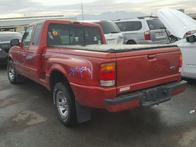 1FTYR14U0WPA01502 - 1998 FORD RANGER SUP ORANGE photo 3