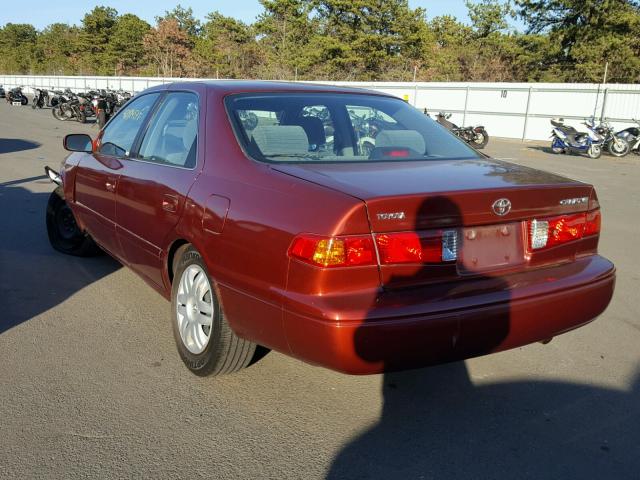 4T1BG22K2YU983245 - 2000 TOYOTA CAMRY CE RED photo 3