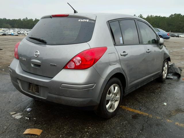 3N1BC1CP9CK248603 - 2012 NISSAN VERSA S GRAY photo 4