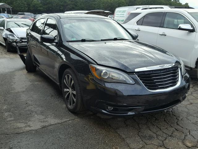 1C3CCBBB3DN545136 - 2013 CHRYSLER 200 TOURIN BLACK photo 1