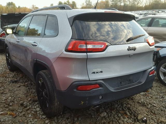 1C4PJMCS7EW285929 - 2014 JEEP CHEROKEE L SILVER photo 3