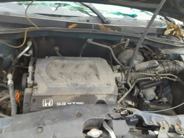 2HKRL1871YH510717 - 2000 HONDA ODYSSEY EX BLUE photo 7