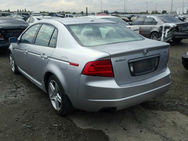 19UUA66296A043587 - 2006 ACURA 3.2TL SILVER photo 3