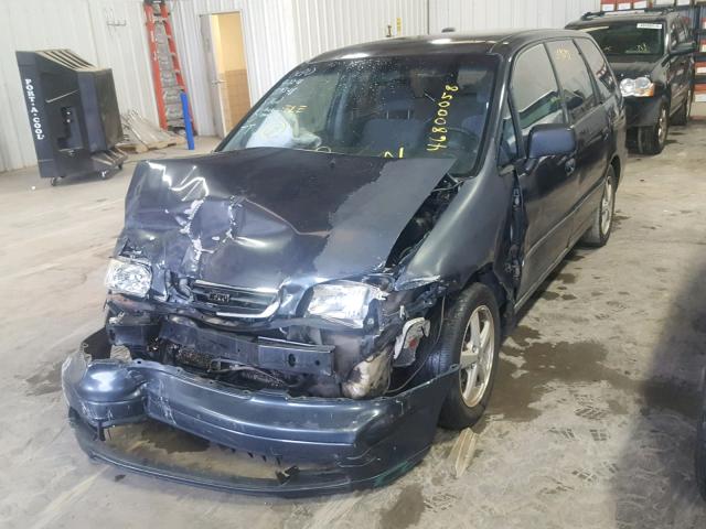 JHMRA1868VC005762 - 1997 HONDA ODYSSEY BA GREEN photo 2