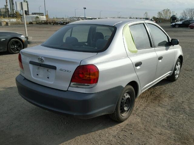 JTDBT123130272767 - 2003 TOYOTA ECHO SILVER photo 4