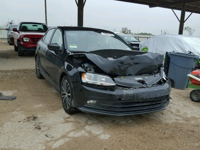 3VWD17AJ3GM249668 - 2016 VOLKSWAGEN JETTA SPOR BLACK photo 1