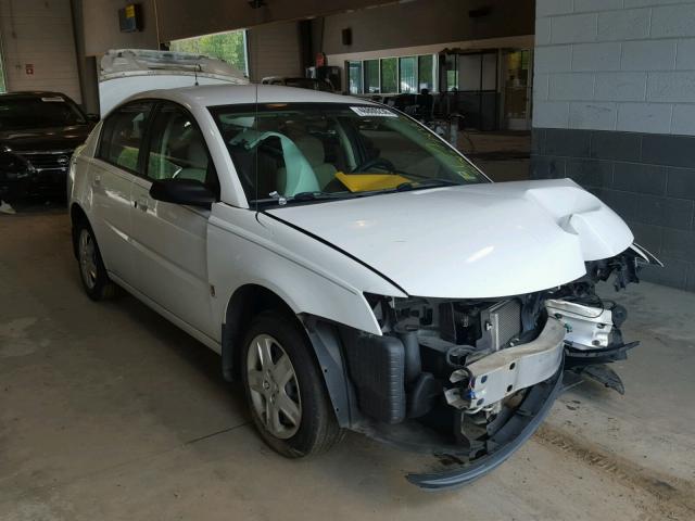 1G8AJ55F76Z200125 - 2006 SATURN ION LEVEL WHITE photo 1