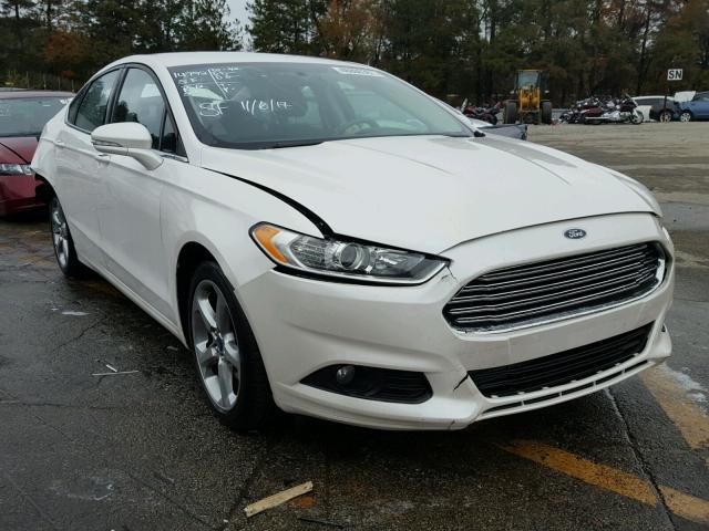 3FA6P0H94ER154491 - 2014 FORD FUSION SE WHITE photo 1