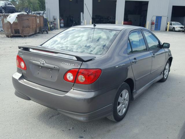 1NXBR32E65Z494448 - 2005 TOYOTA COROLLA CE GRAY photo 4