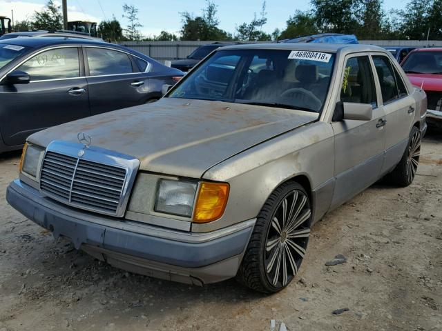 WDBEA26DXMB449445 - 1991 MERCEDES-BENZ 300 E 2.6 TAN photo 2