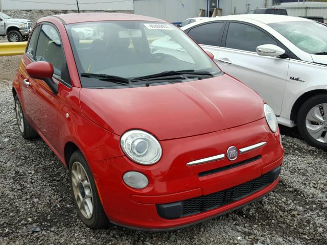 3C3CFFARXDT553344 - 2013 FIAT 500 POP RED photo 1