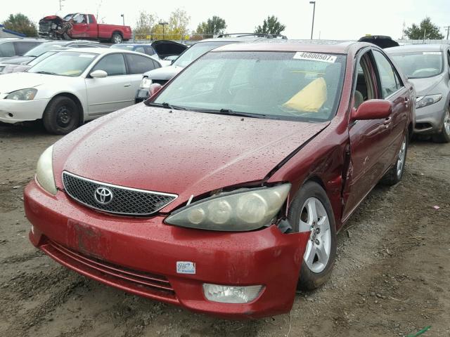 4T1BE32K95U026263 - 2005 TOYOTA CAMRY LE MAROON photo 2