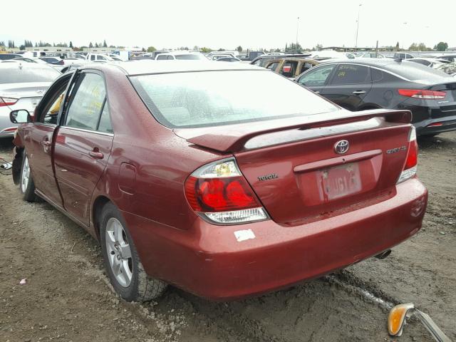 4T1BE32K95U026263 - 2005 TOYOTA CAMRY LE MAROON photo 3