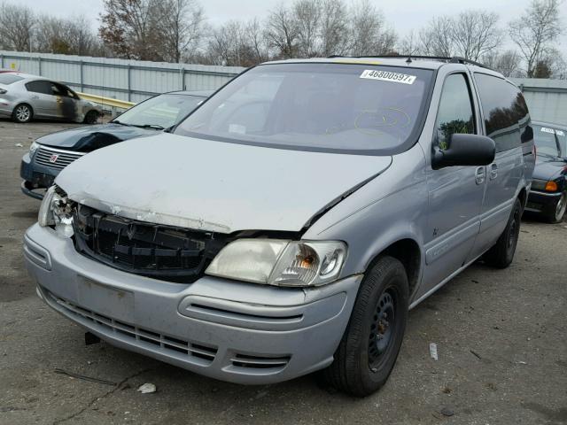 1GNDX13E21D284565 - 2001 CHEVROLET VENTURE LU SILVER photo 2