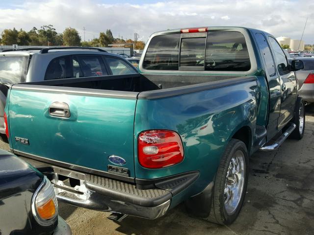 1FTZX0729WKB59607 - 1998 FORD F150 GREEN photo 4