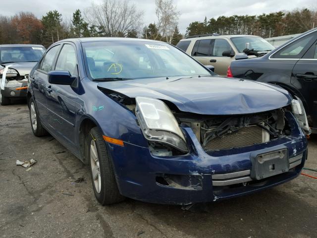 3FAHP07Z47R220972 - 2007 FORD FUSION SE BLUE photo 1