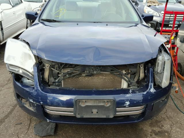 3FAHP07Z47R220972 - 2007 FORD FUSION SE BLUE photo 7