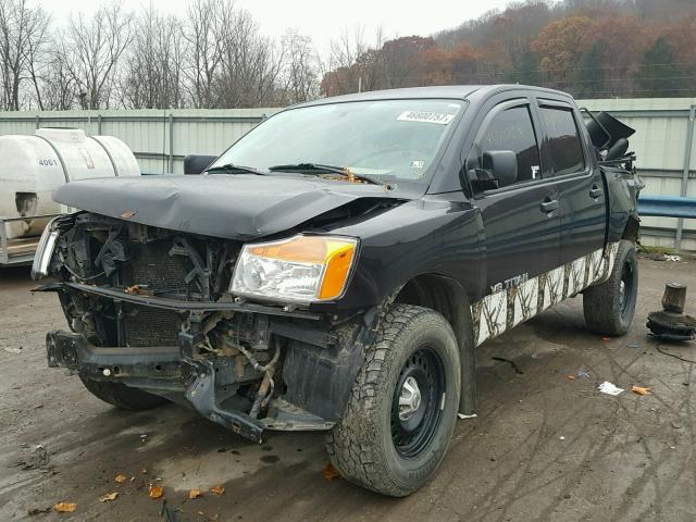 1N6AA0EJ3BN300184 - 2011 NISSAN TITAN BLACK photo 2