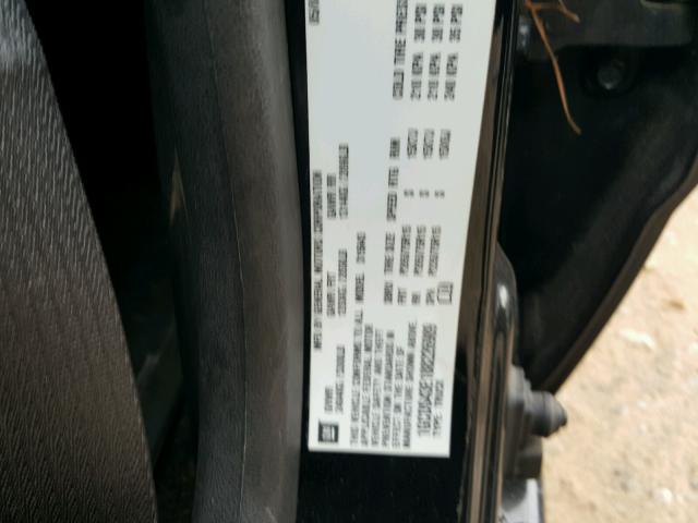 1GCDS43E188226989 - 2008 CHEVROLET COLORADO L BLACK photo 10