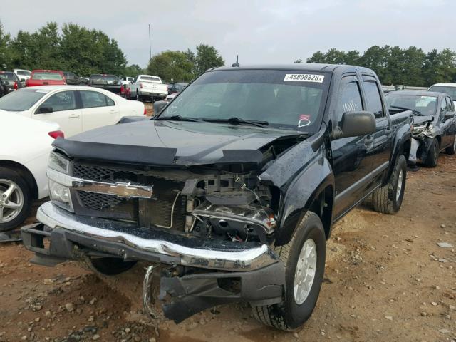 1GCDS43E188226989 - 2008 CHEVROLET COLORADO L BLACK photo 2