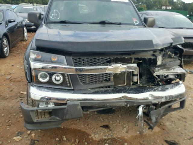 1GCDS43E188226989 - 2008 CHEVROLET COLORADO L BLACK photo 9