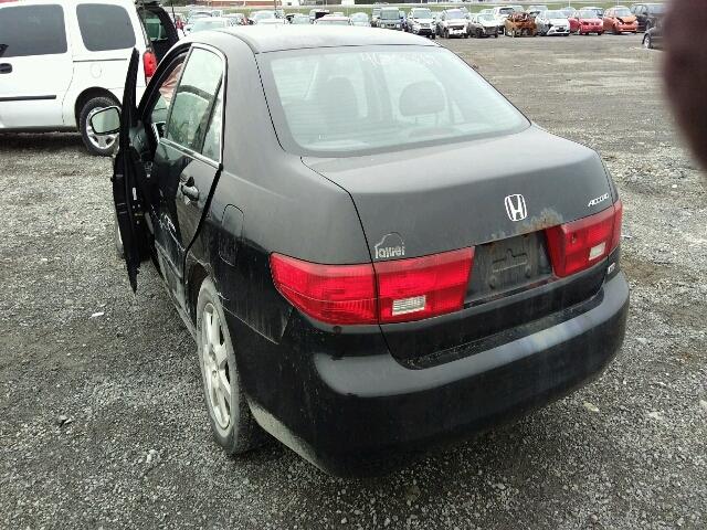 1HGCM66585A802094 - 2005 HONDA ACCORD EX BLACK photo 3