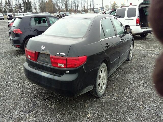 1HGCM66585A802094 - 2005 HONDA ACCORD EX BLACK photo 4