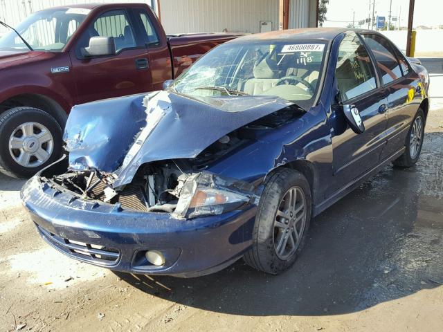 1G1JH52FX27364182 - 2002 CHEVROLET CAVALIER L BLUE photo 2