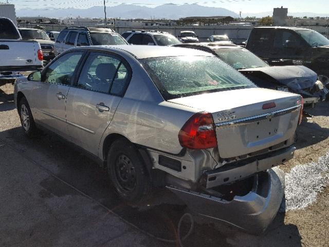 1G1ZS58F47F263390 - 2007 CHEVROLET MALIBU LS ვერცხლისფერი ფოტო 3