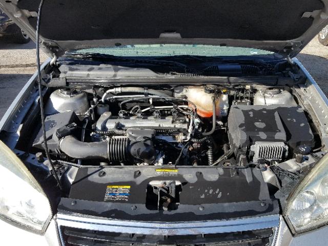 1G1ZS58F47F263390 - 2007 CHEVROLET MALIBU LS ვერცხლისფერი ფოტო 7